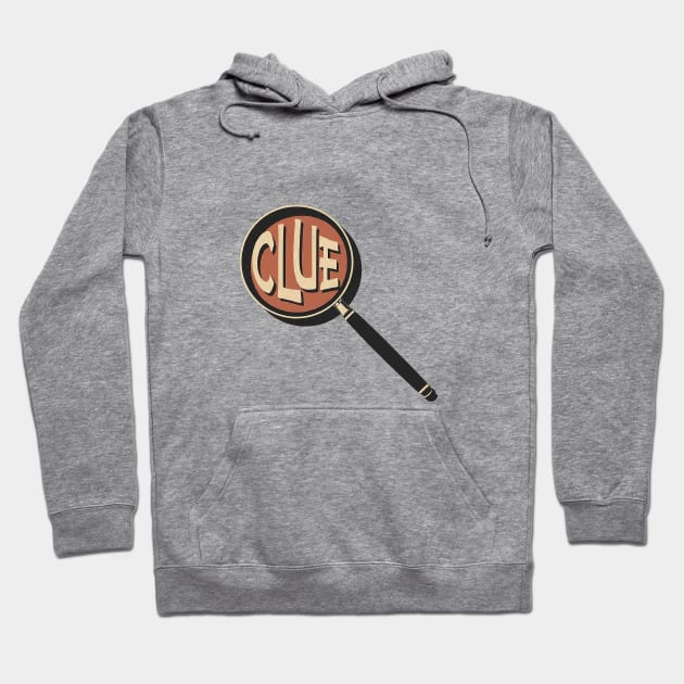 Mystery Detective Magnifying Glass Graphic Hoodie by Retro Travel Design